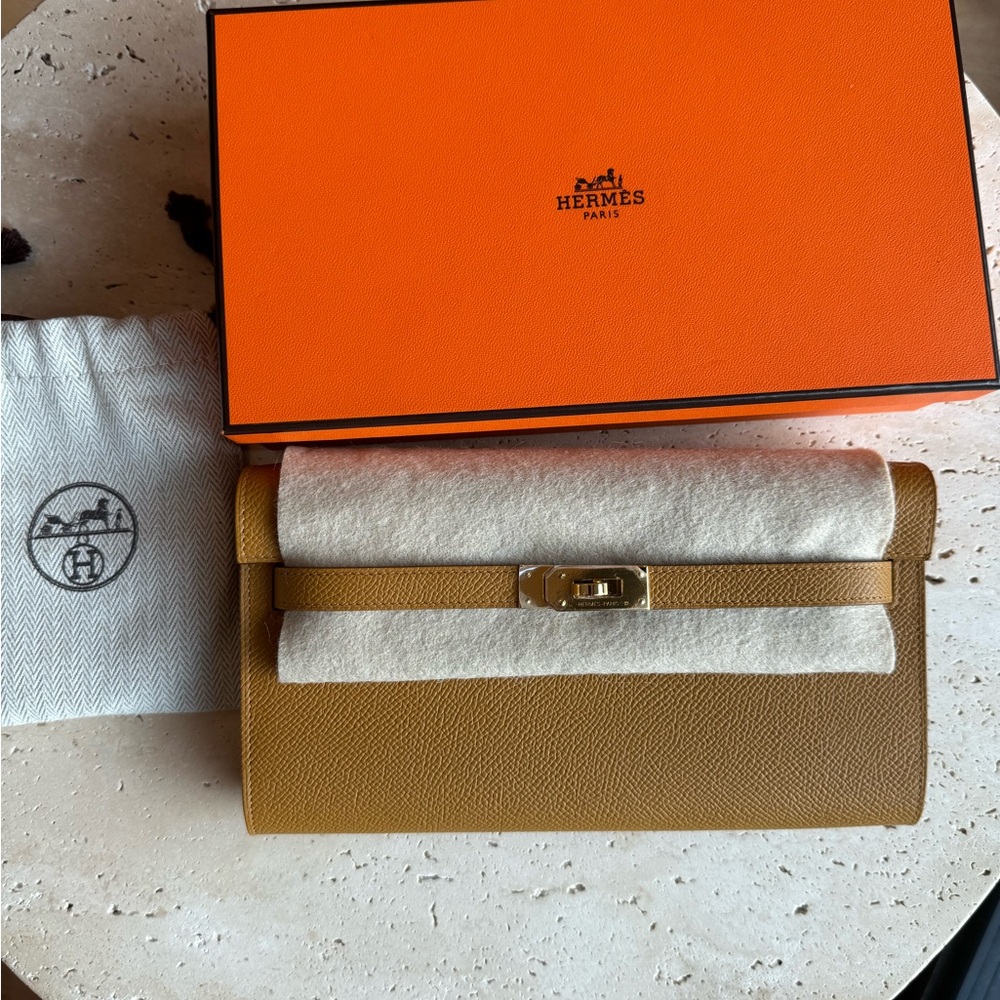Kelly Togo wallet Sesame GHW Epsom BRAND NEW 2024